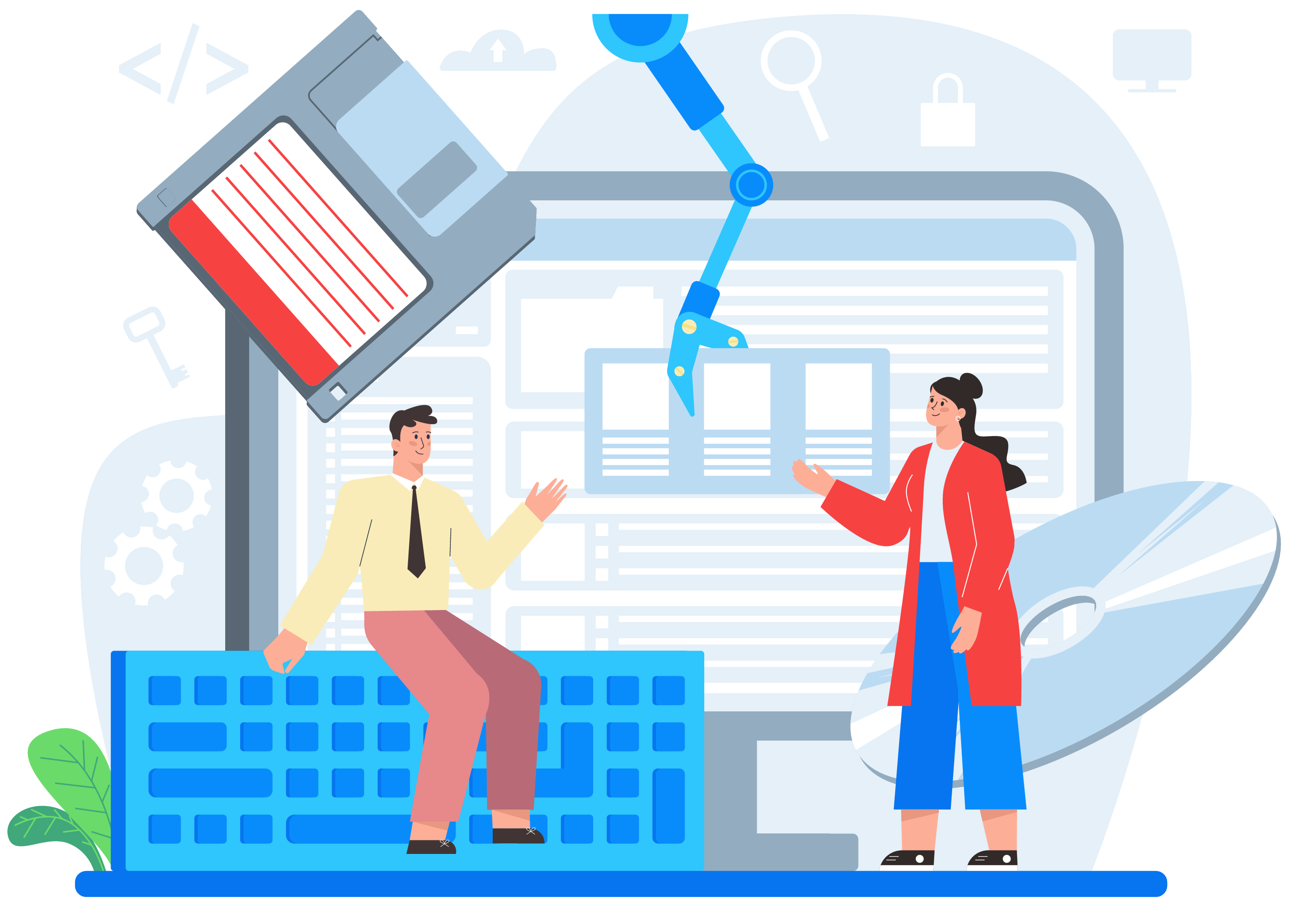 Banner Floating Image